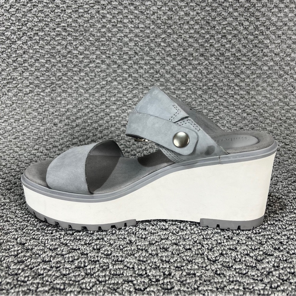 Timberland Gray Wedge Shoes with Minimalist Design